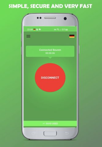 VPN 3000 для Android — скриншот 3