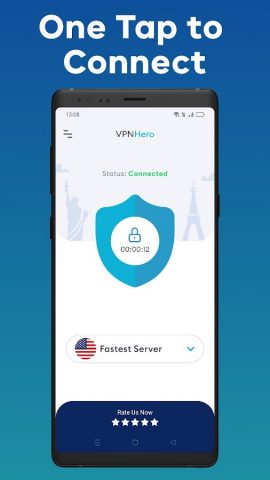 VPN Hero: Secure VPN Proxy для Android — скриншот 2