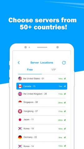 VPN Rapid — быстрый ВПН сервис для Android — скриншот 3