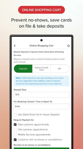Vagaro Pro для Android — скриншот 4