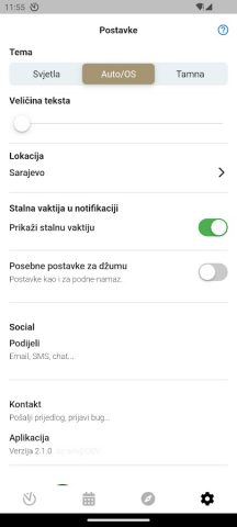 Vaktija.ba для Android — скриншот 5
