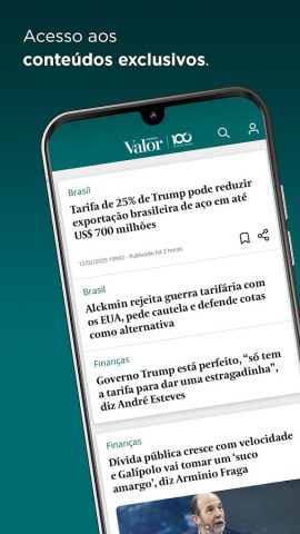 Valor Econômico — Notícias для Android — скриншот 2