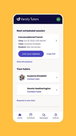 Varsity Tutors Live Tutoring для Android — скриншот 1