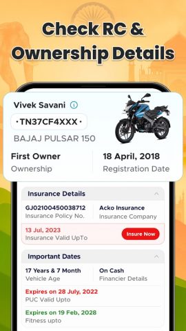 Vehicleinfo — RTO Information для Android — скриншот 2