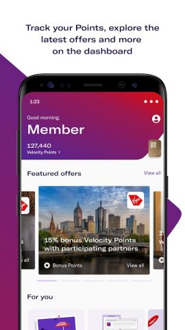 Velocity Frequent Flyer для Android — скриншот 2