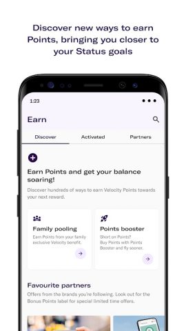 Velocity Frequent Flyer для Android — скриншот 3