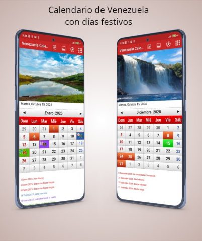 Venezuela Calendario 2025 для Android — скриншот 4