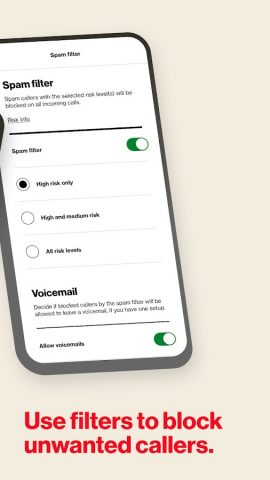 Verizon Call Filter для Android — скриншот 2