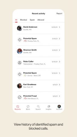 Verizon Call Filter для Android — скриншот 5