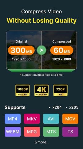 Video Converter, Compressor для Android — скриншот 2