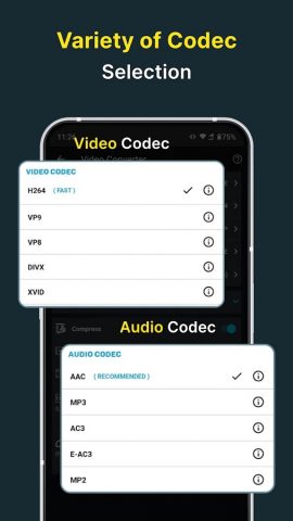 Video Converter, Compressor для Android — скриншот 5