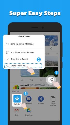Video Downloader for Twitter для Android — скриншот 1