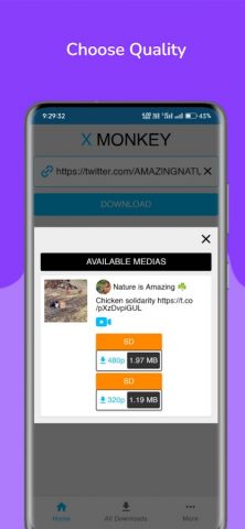 Video Downloader for Twitter для Android — скриншот 2
