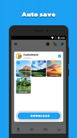 Video Downloader for Twitter для Android — скриншот 2