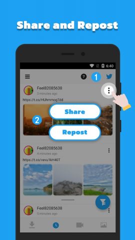 Video Downloader for Twitter для Android — скриншот 3