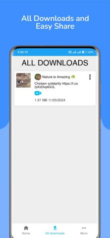 Video Downloader for Twitter для Android — скриншот 4