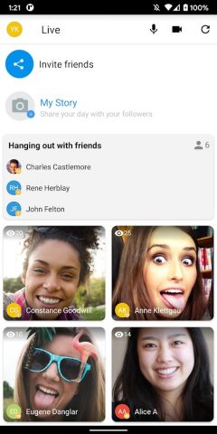Video Live App для Android — скриншот 1