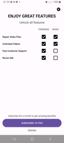 Video Repair Tool (Mp4, Flv) для Android — скриншот 1