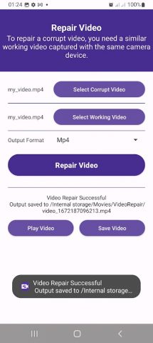 Video Repair Tool (Mp4, Flv) для Android — скриншот 4