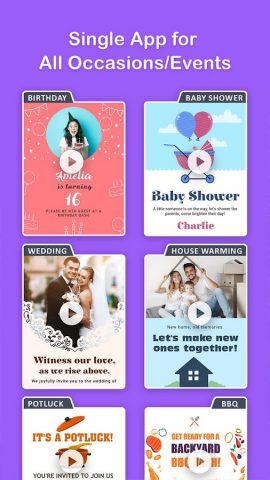 Видеоприглашение Maker PartyZa для Android — скриншот 2