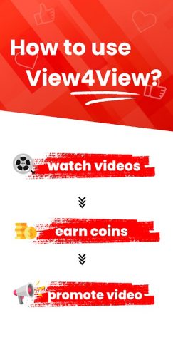 View4View: Video Views Booster для Android — скриншот 5