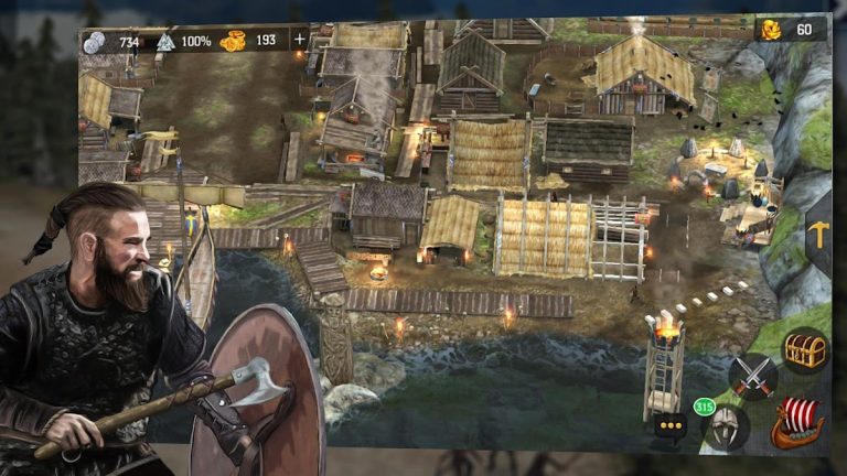 Vikings at War для Android — скриншот 1
