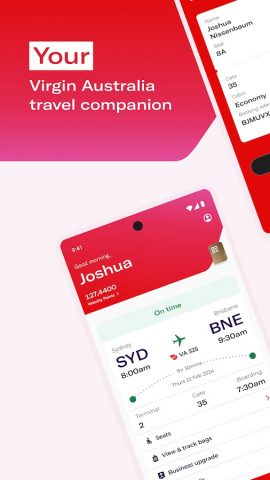 Virgin Australia для Android — скриншот 1