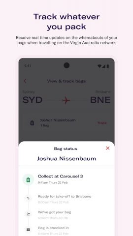 Virgin Australia для Android — скриншот 5