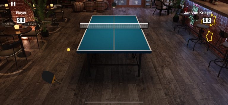 Virtual Table Tennis для iOS — скриншот 1