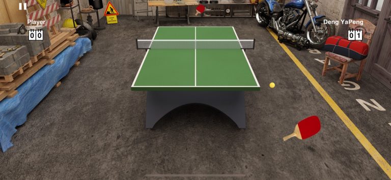 Virtual Table Tennis для iOS — скриншот 2