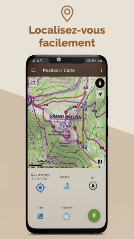 Visorando — GPS randonnée для Android — скриншот 3