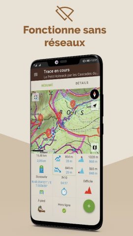 Visorando — GPS randonnée для Android — скриншот 4