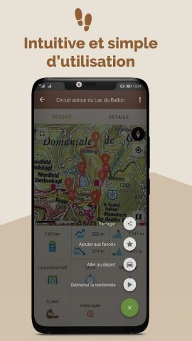 Visorando — GPS randonnée для Android — скриншот 5
