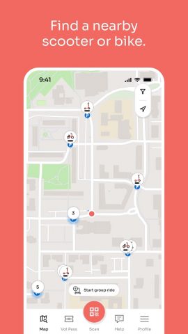 Voi – e-scooter & e-bike hire для Android — скриншот 2