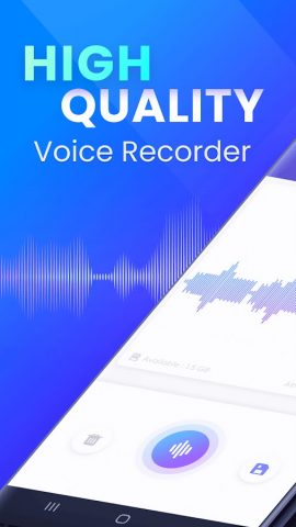 Voice Recorder для Android — скриншот 1