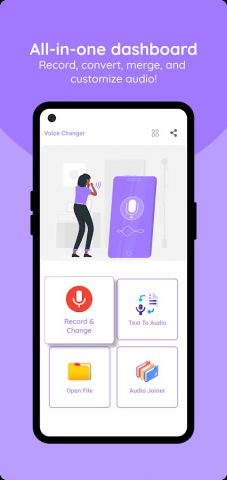 Voice changer for WhatsApp — скриншот 2