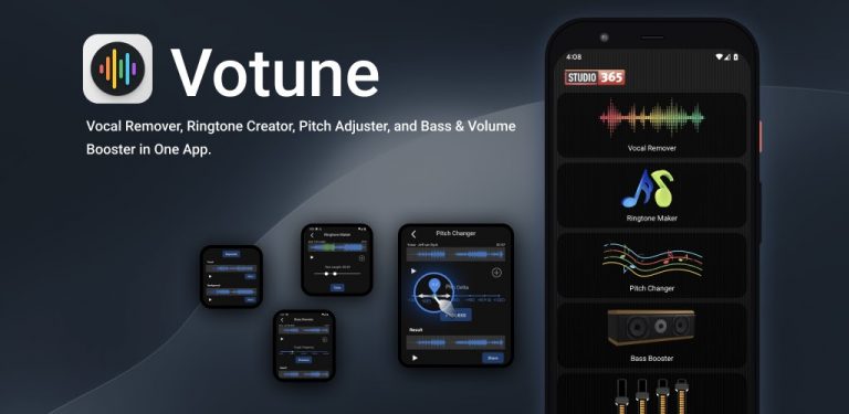 Votune — Vocal Remover для Android — скриншот 1