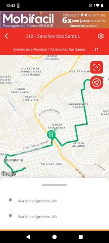 Vou de Ônibus Apucarana — VAL для Android — скриншот 3