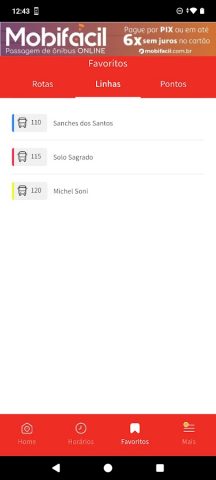 Vou de Ônibus Apucarana — VAL для Android — скриншот 5