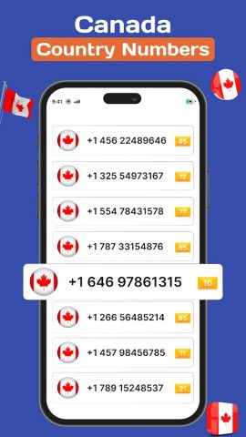 Второй номер телефона Temp для Android — скриншот 2
