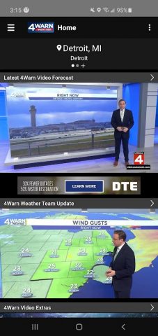WDIV 4Warn Weather для Android — скриншот 2
