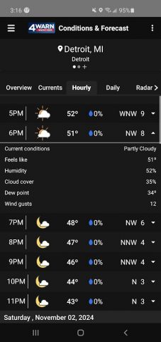 WDIV 4Warn Weather для Android — скриншот 4