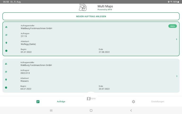 WFW MultiMaps для Android — скриншот 3