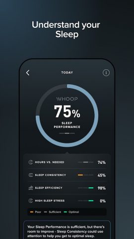 WHOOP для Android — скриншот 2