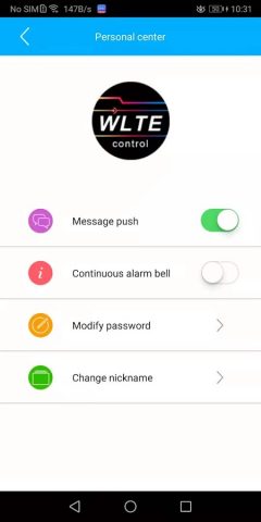 WLTE control для Android — скриншот 3