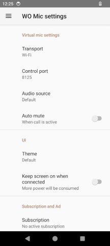 WO Mic для Android — скриншот 3