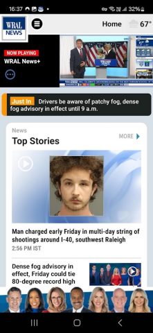 WRAL News App для Android — скриншот 2