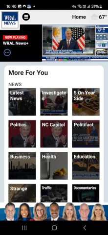 WRAL News App для Android — скриншот 4