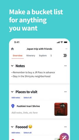 Wanderlog — Trip Planner App для Android — скриншот 5