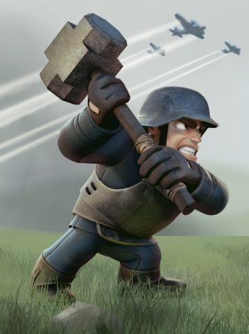 War Heroes：мультиплеер война для Android — скриншот 1